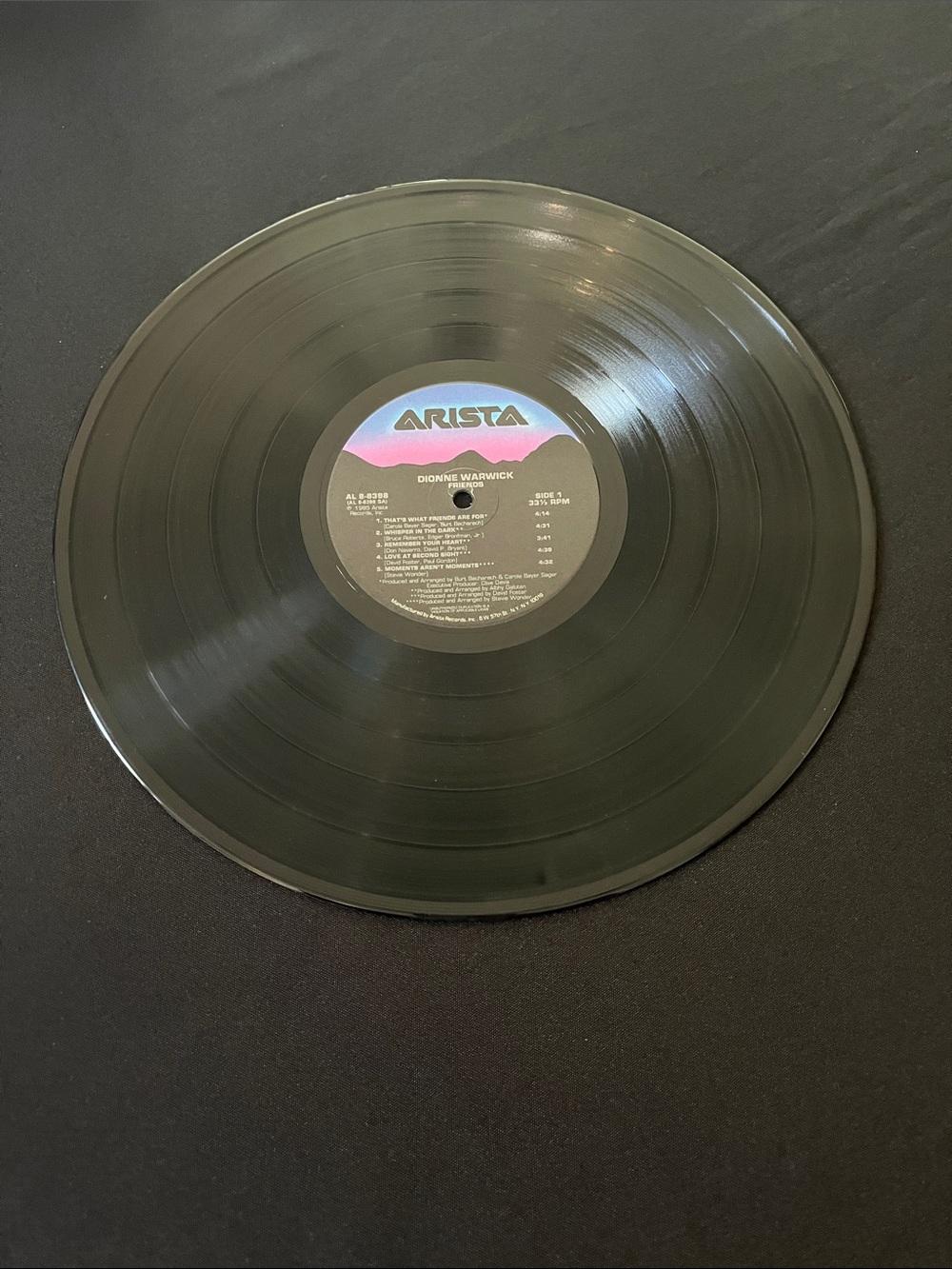 Dionne Warwick – "Friends" Vinyl Record - Picture 5 of 6